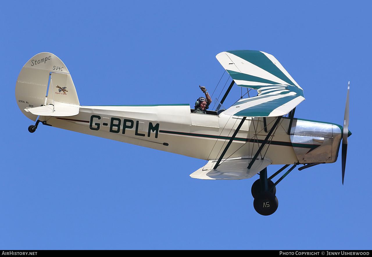 Aircraft Photo of G-BPLM | Stampe-Vertongen SV-4C | AirHistory.net #91458