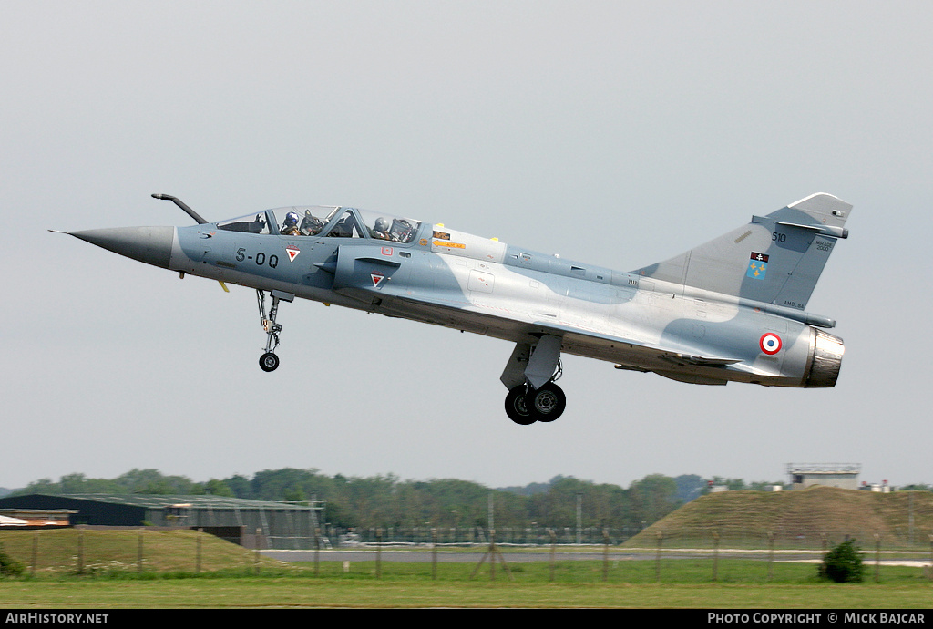 Aircraft Photo of 510 | Dassault Mirage 2000B | France - Air Force | AirHistory.net #91466