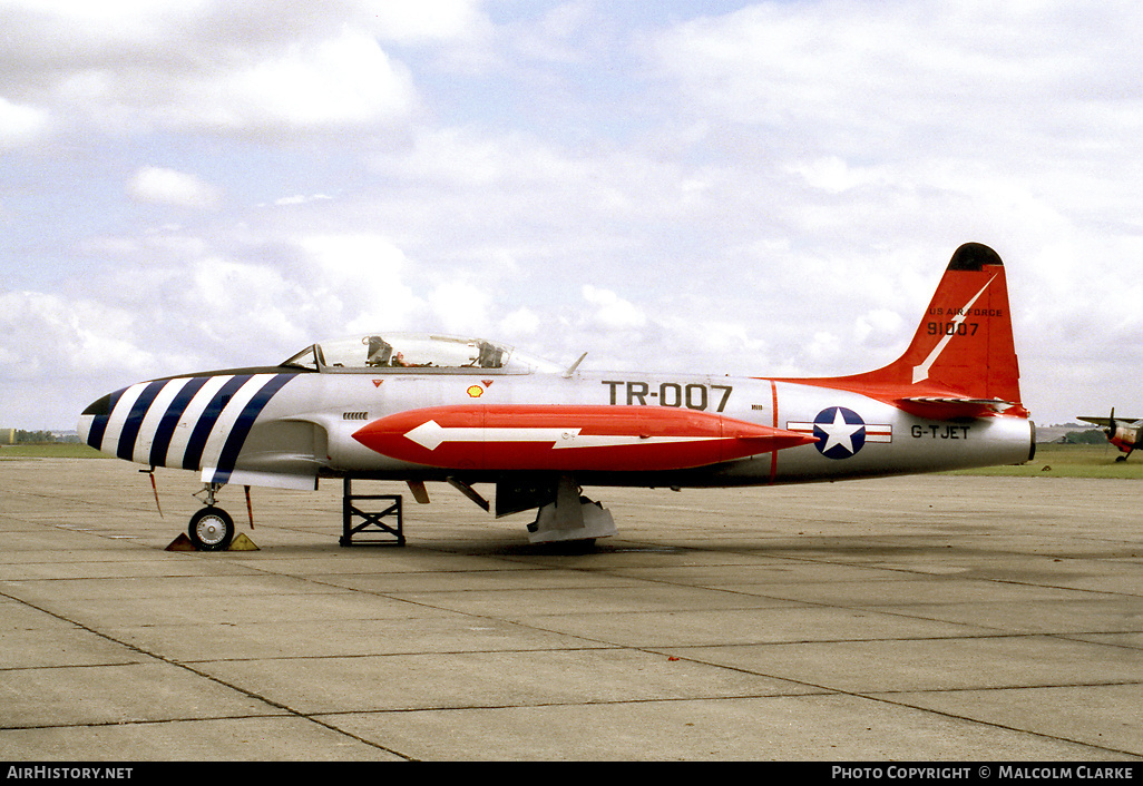 Aircraft Photo of G-TJET / 91007 | Lockheed T-33A | USA - Air Force | AirHistory.net #91469