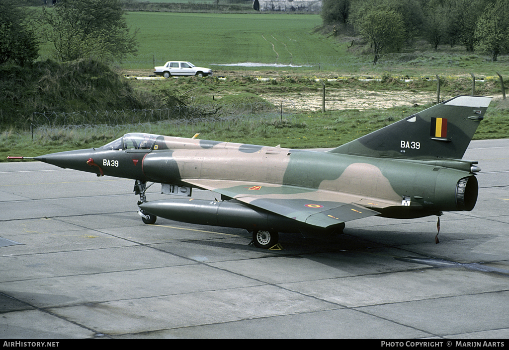 Aircraft Photo of BA39 | Dassault Mirage 5BA | Belgium - Air Force | AirHistory.net #91470
