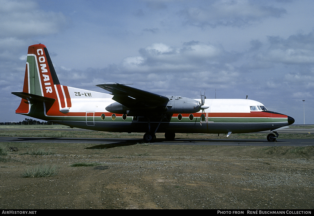 Aircraft Photo of ZS-KVI | Fokker F27-200 Friendship | Comair | AirHistory.net #91488