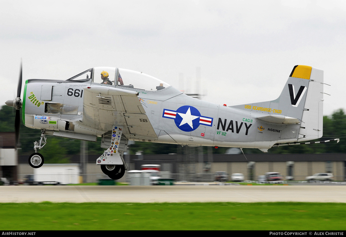 Aircraft Photo of N661NA / 140661 | North American T-28C Trojan | USA - Navy | AirHistory.net #91492