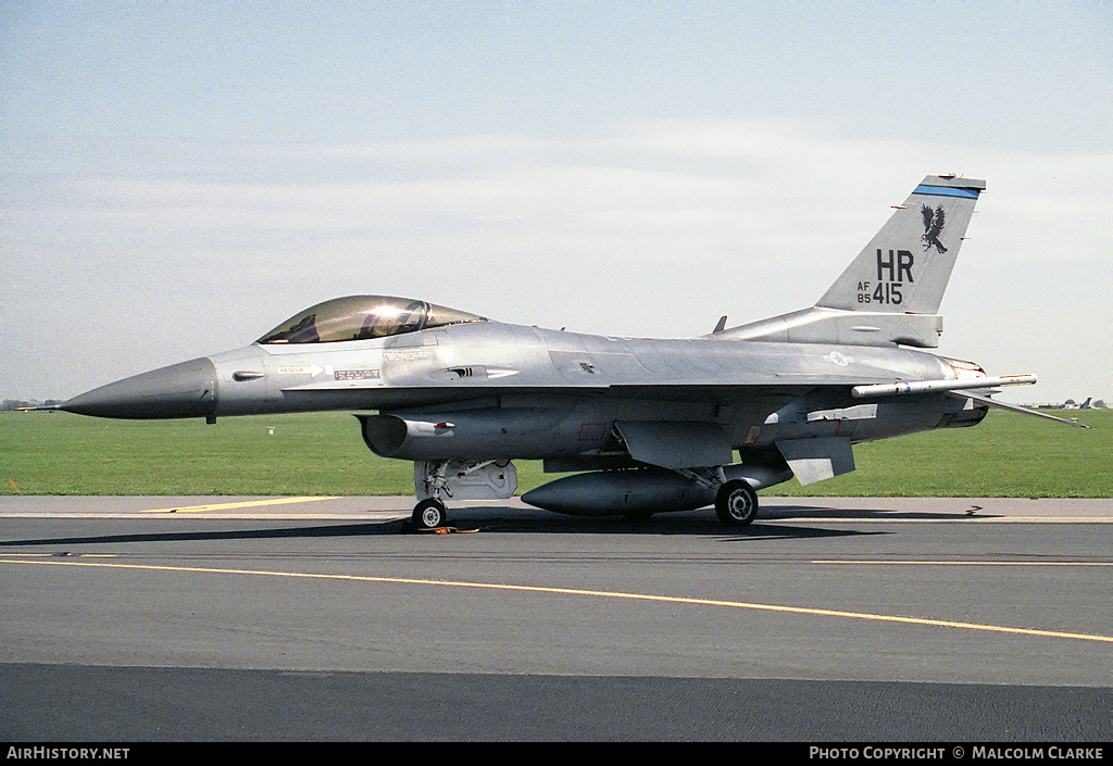 Aircraft Photo of 85-1415 / AF85-415 | General Dynamics F-16C Fighting Falcon | USA - Air Force | AirHistory.net #91494