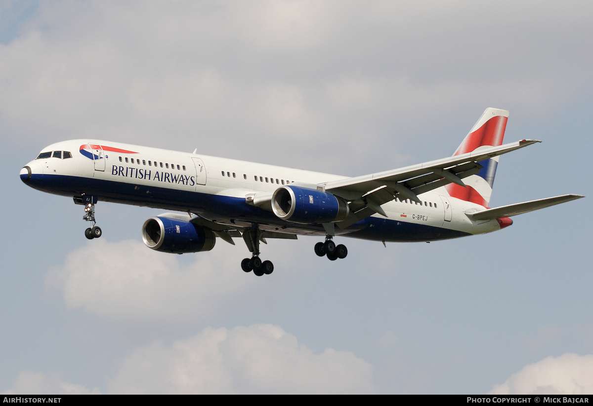 Aircraft Photo of G-BPEJ | Boeing 757-236 | British Airways | AirHistory.net #91501