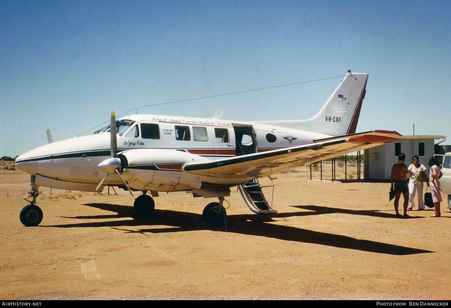 Aircraft Photo of VH-CRF | Beech 65-80 Queen Air | Royal Flying Doctor Service - RFDS | AirHistory.net #91505