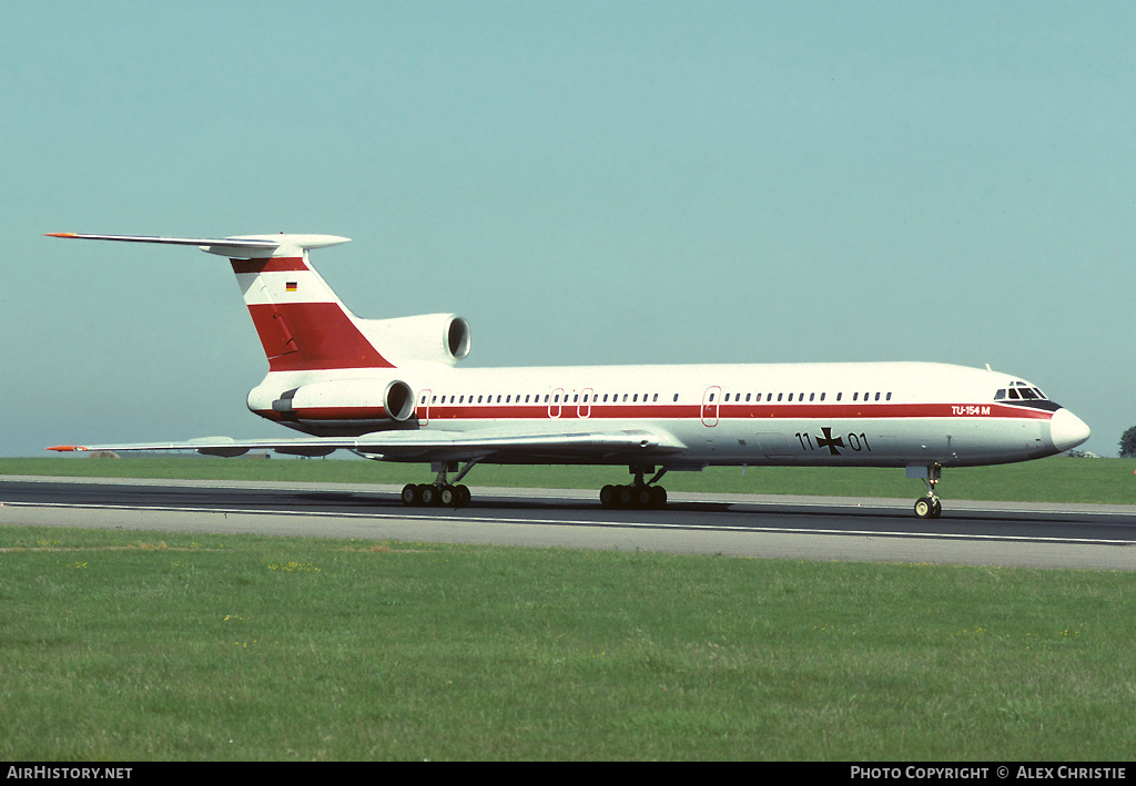 Aircraft Photo of 1101 | Tupolev Tu-154M | Germany - Air Force | AirHistory.net #91536