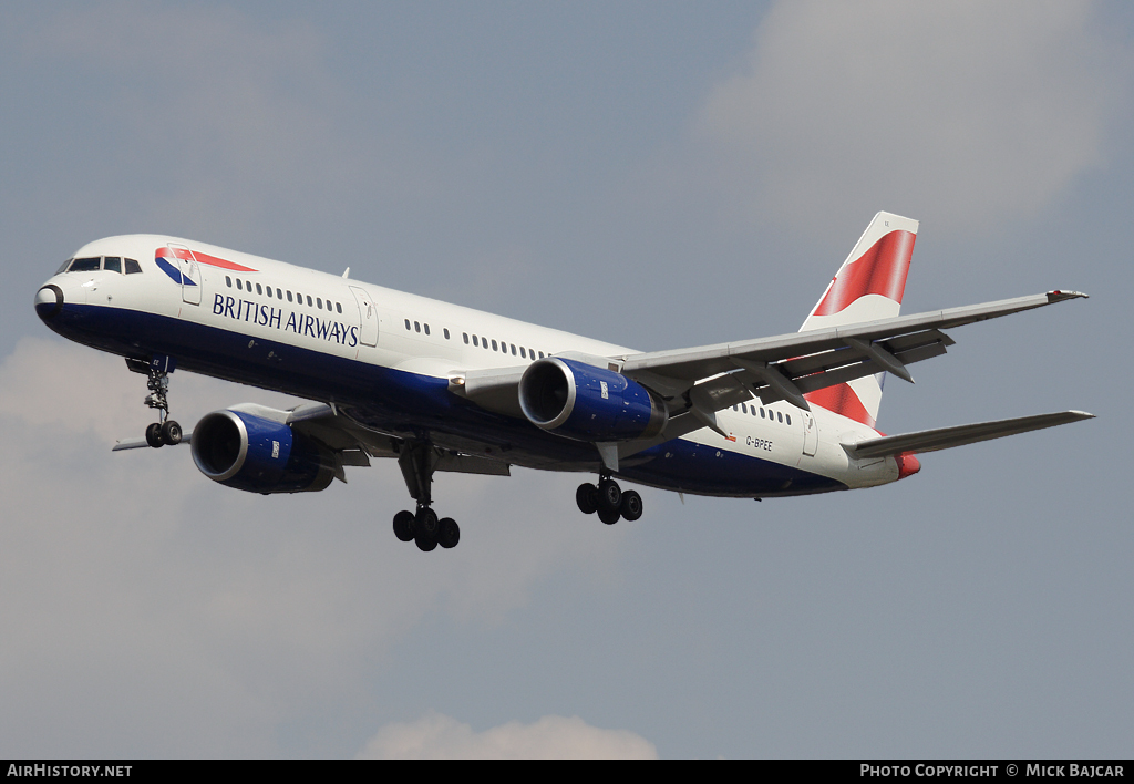 Aircraft Photo of G-BPEE | Boeing 757-236 | British Airways | AirHistory.net #91541