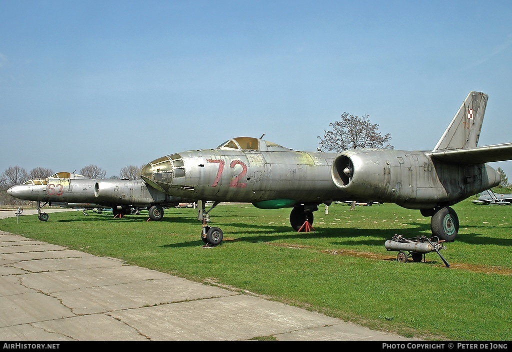 Aircraft Photo of 72 | Ilyushin Il-28R | Poland - Air Force | AirHistory.net #91551