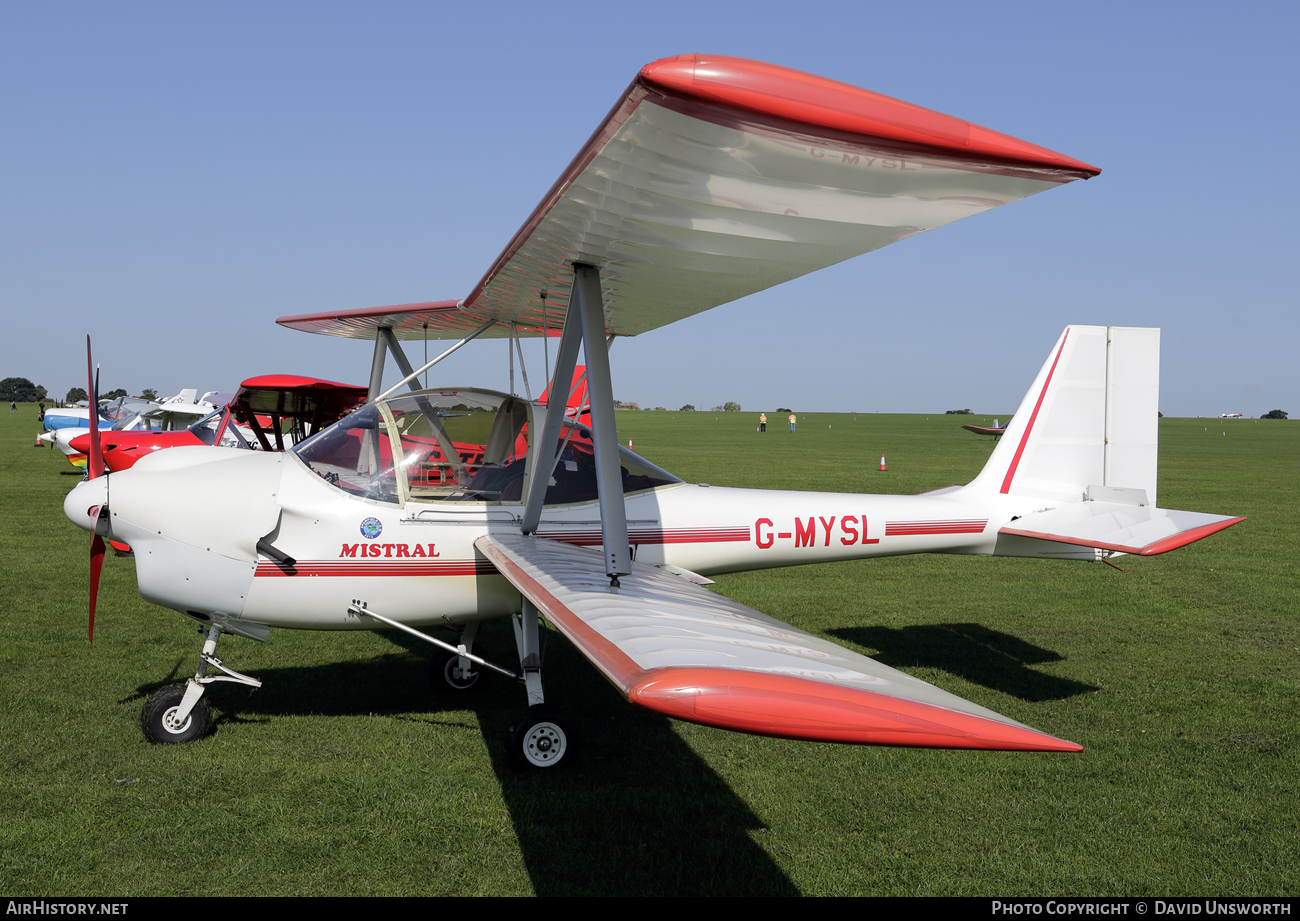 Aircraft Photo of G-MYSL | Aviasud AE-206 Mistral | AirHistory.net #91556