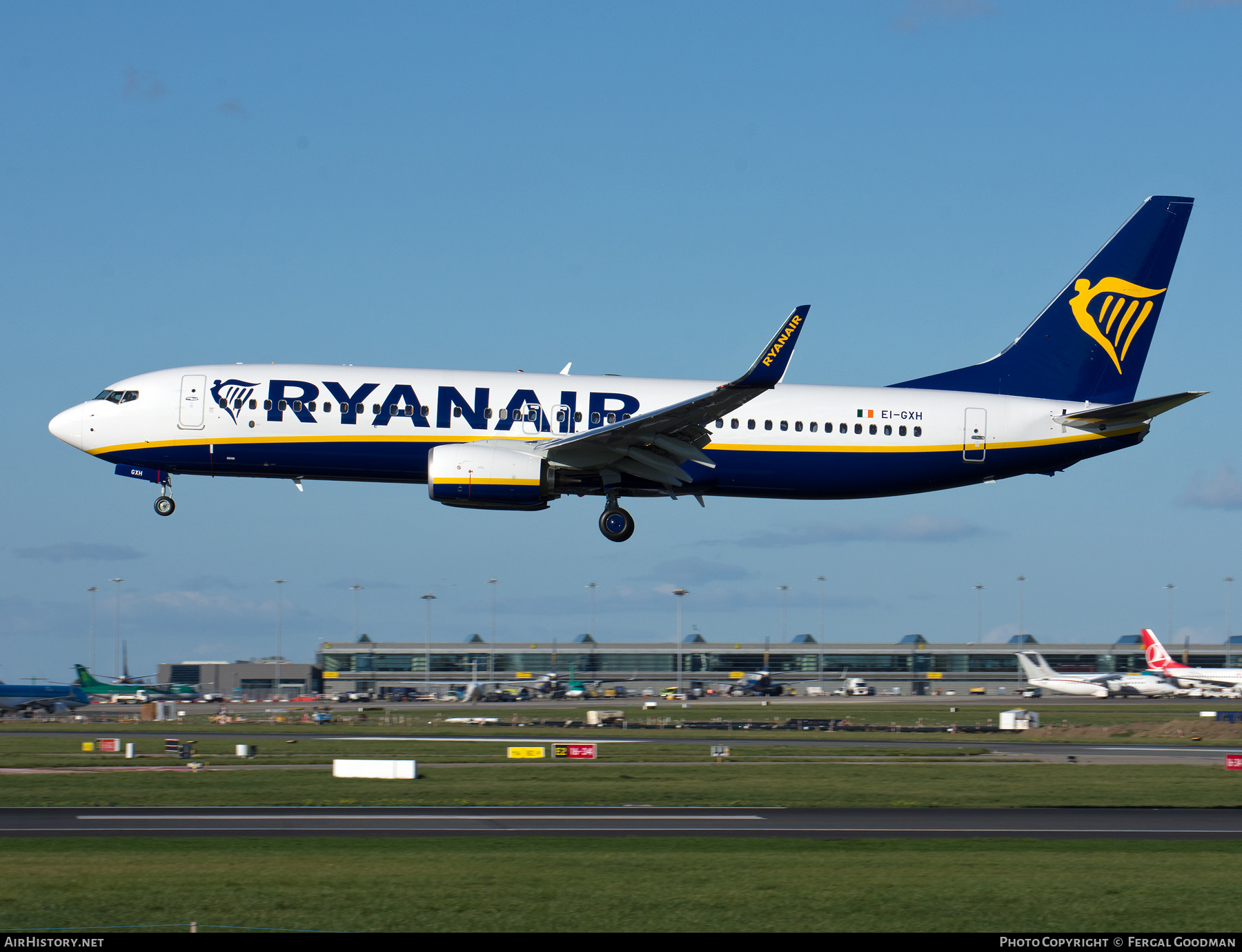 Aircraft Photo of EI-GXH | Boeing 737-800 | Ryanair | AirHistory.net #91560