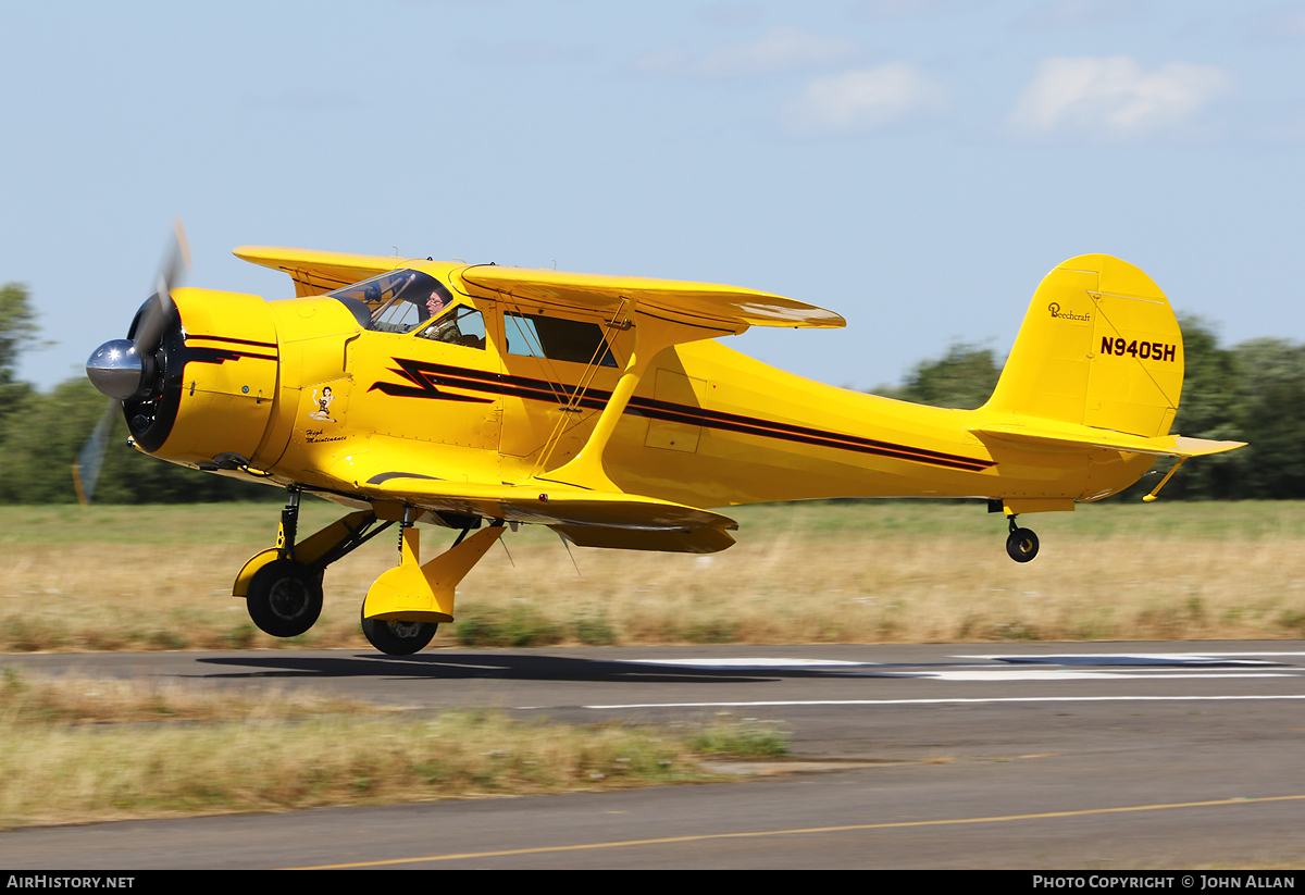 Aircraft Photo of N9405H | Beech D17S | AirHistory.net #91575