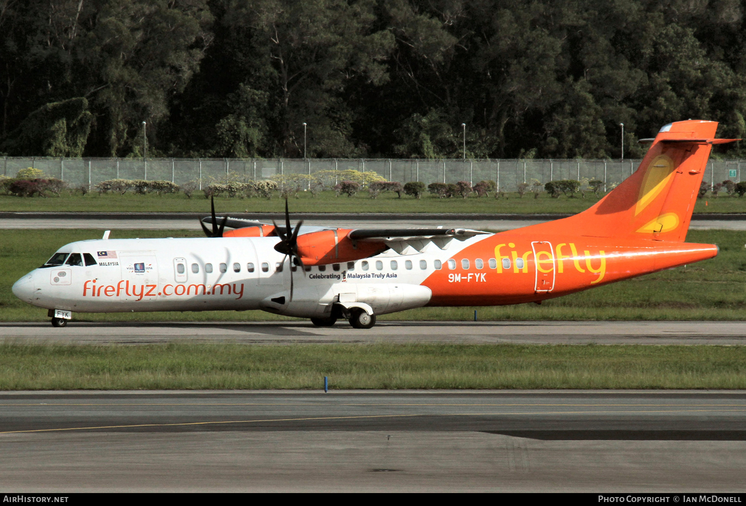 Aircraft Photo of 9M-FYK | ATR ATR-72-500 (ATR-72-212A) | Firefly | AirHistory.net #91576