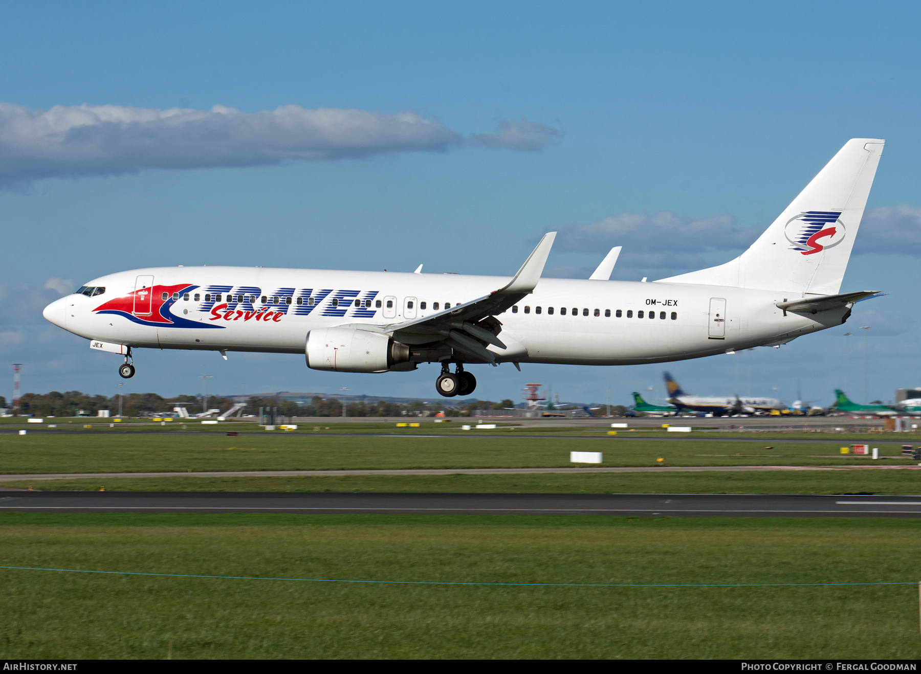 Aircraft Photo of OM-JEX | Boeing 737-8AS | Travel Service | AirHistory.net #91579