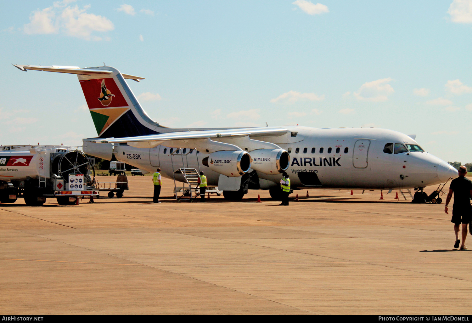 Aircraft Photo of ZS-SSK | BAE Systems Avro 146-RJ85 | Airlink | AirHistory.net #91584