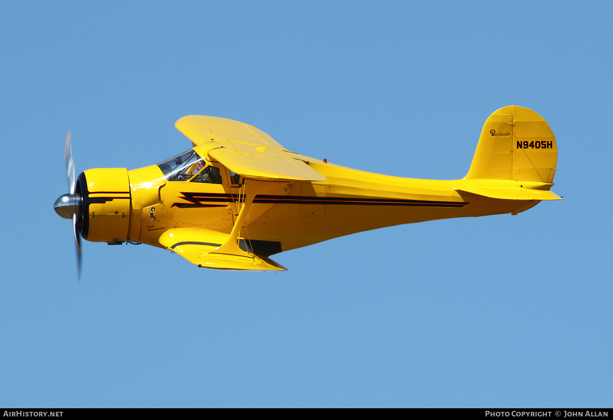 Aircraft Photo of N9405H | Beech D17S | AirHistory.net #91590