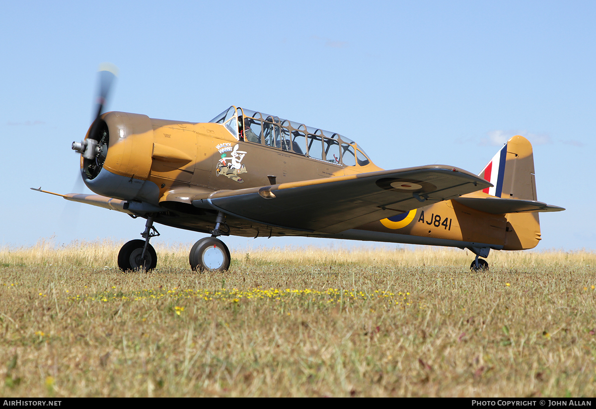 Aircraft Photo of G-BJST / AJ841 | North American T-6H Harvard Mk IV | UK - Air Force | AirHistory.net #91614