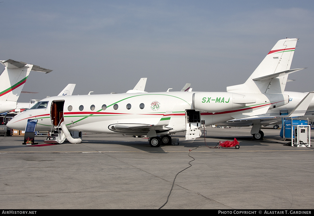 Aircraft Photo of SX-MAJ | Israel Aircraft Industries Gulfstream G200 | Majestic Wings | AirHistory.net #91616