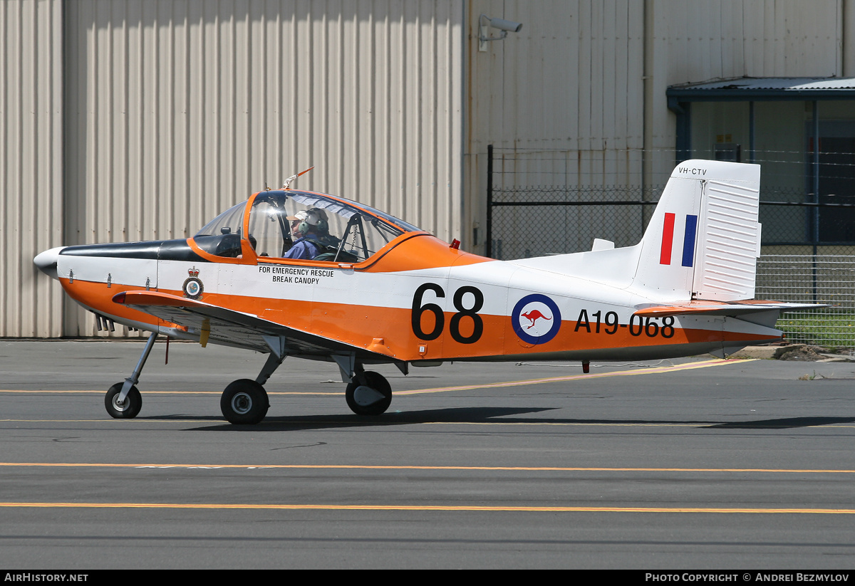 Aircraft Photo of VH-CTV / A19-068 | New Zealand CT-4A Airtrainer | Australia - Air Force | AirHistory.net #91625
