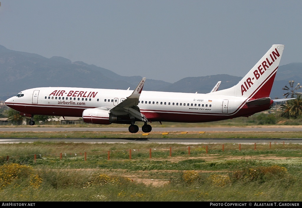 Aircraft Photo of D-ABBI | Boeing 737-86J | Air Berlin | AirHistory.net #91643
