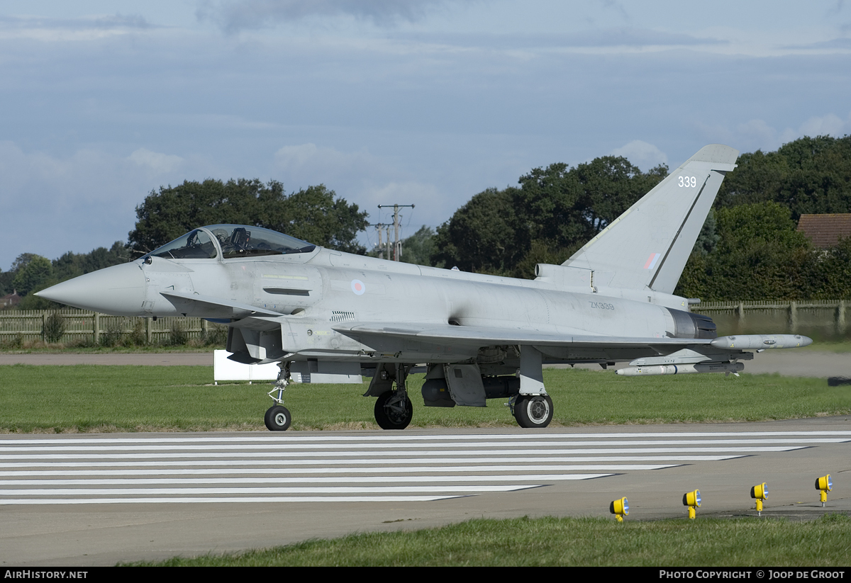 Aircraft Photo of ZK339 | Eurofighter EF-2000 Typhoon FGR4 | UK - Air Force | AirHistory.net #91644