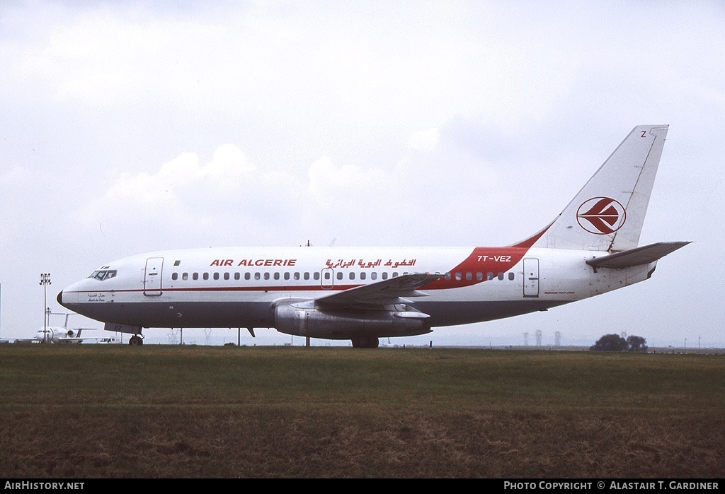 Aircraft Photo of 7T-VEZ | Boeing 737-2T4/Adv | Air Algérie | AirHistory.net #91645