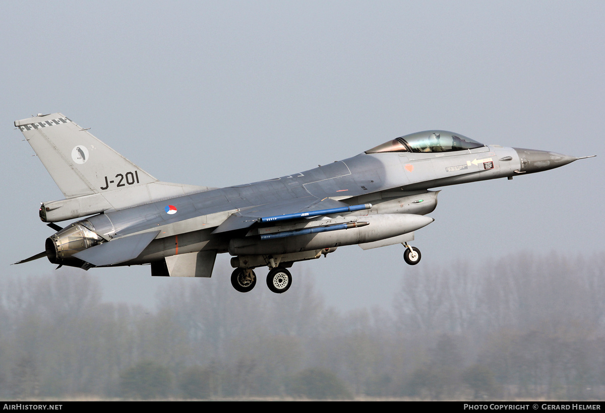 Aircraft Photo of J-201 | General Dynamics F-16AM Fighting Falcon | Netherlands - Air Force | AirHistory.net #91652