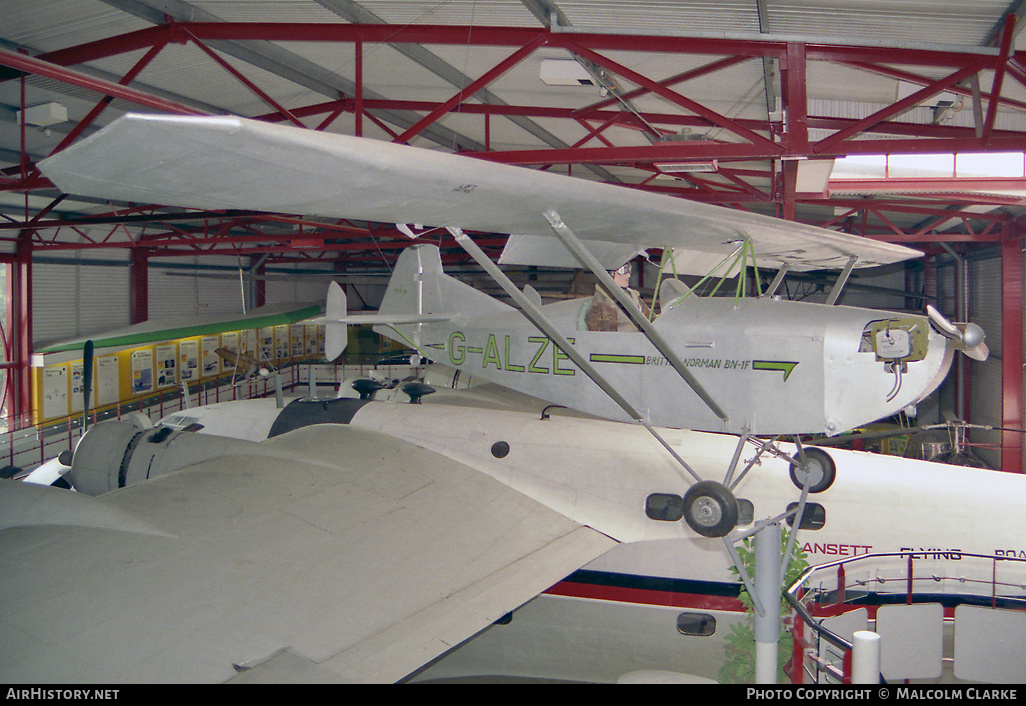 Aircraft Photo of G-ALZE | Britten-Norman BN-1F | AirHistory.net #91654