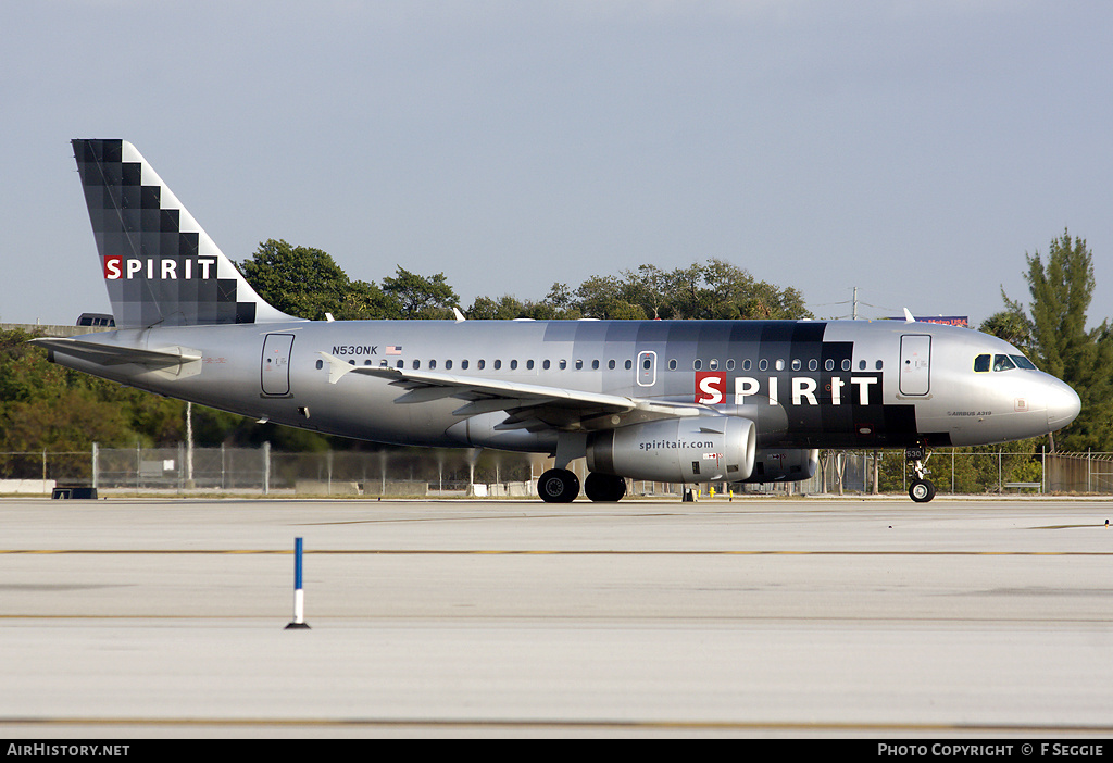 Aircraft Photo of N530NK | Airbus A319-132 | Spirit Airlines | AirHistory.net #91694