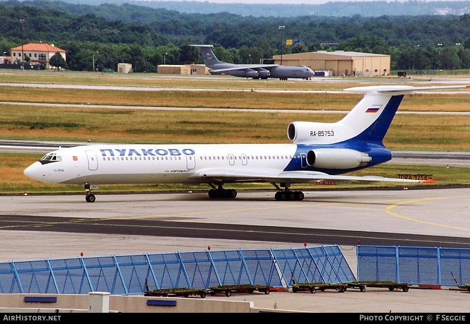 Aircraft Photo of RA-85753 | Tupolev Tu-154M | Pulkovo Airlines | AirHistory.net #91704