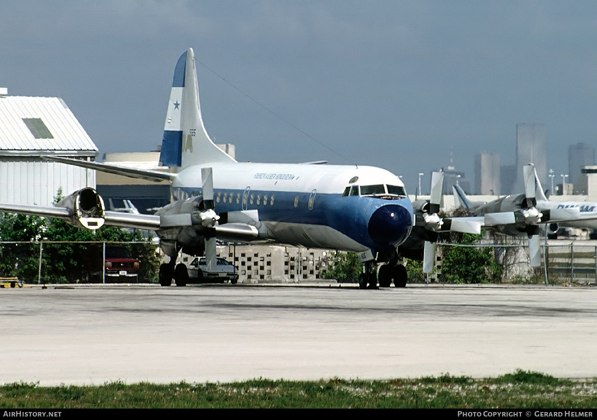 Aircraft Photo of FAH-555 | Lockheed L-188A Electra | Honduras - Air Force | AirHistory.net