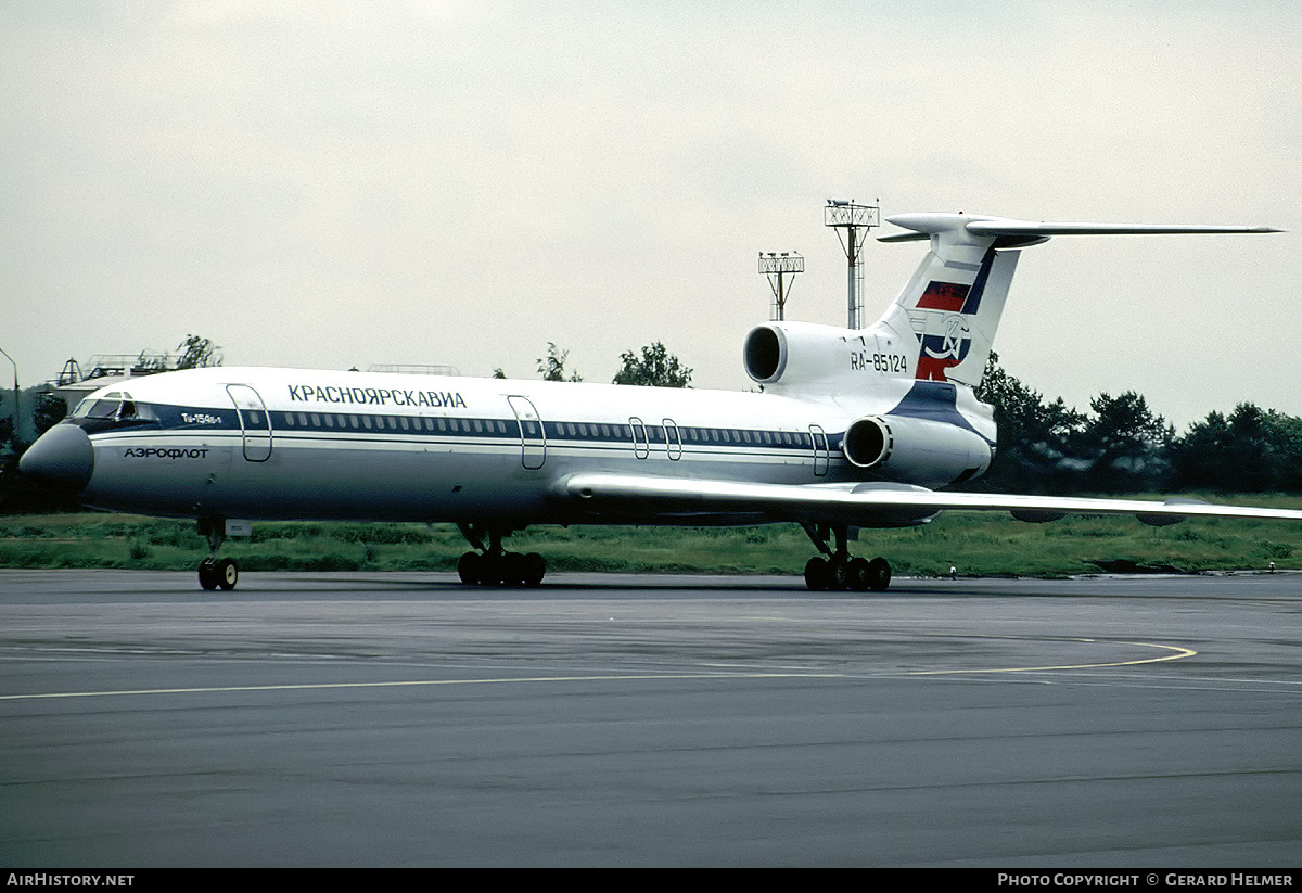 Aircraft Photo of RA-85124 | Tupolev Tu-154B | Krasnoyarskavia | AirHistory.net #91718