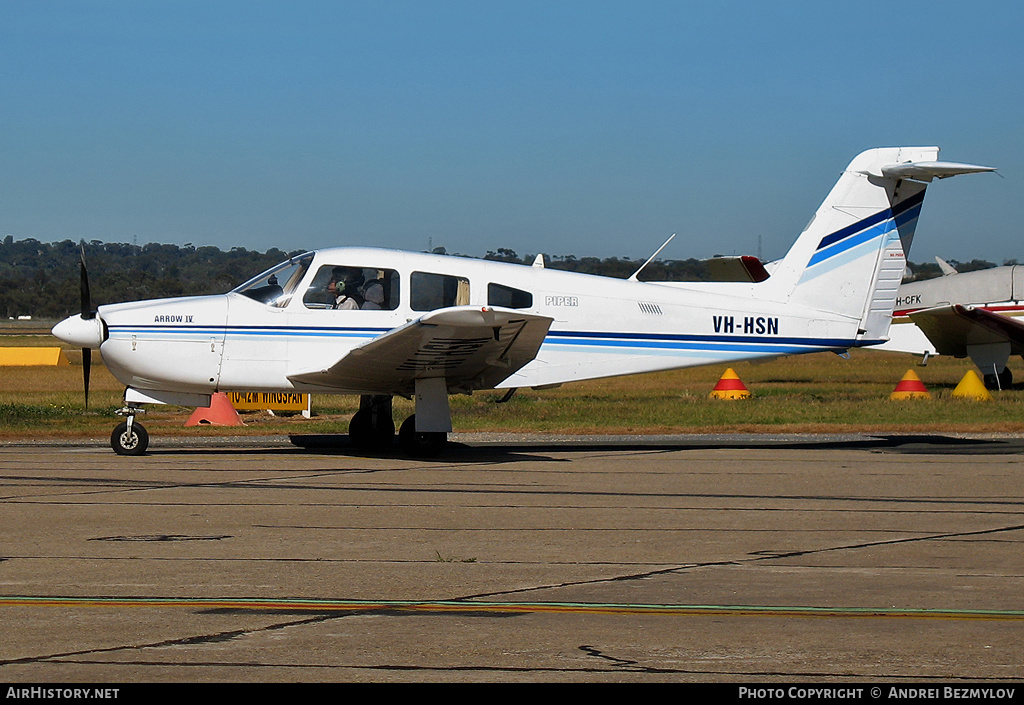 Aircraft Photo of VH-HSN | Piper PA-28RT-201 Arrow IV | AirHistory.net #91746