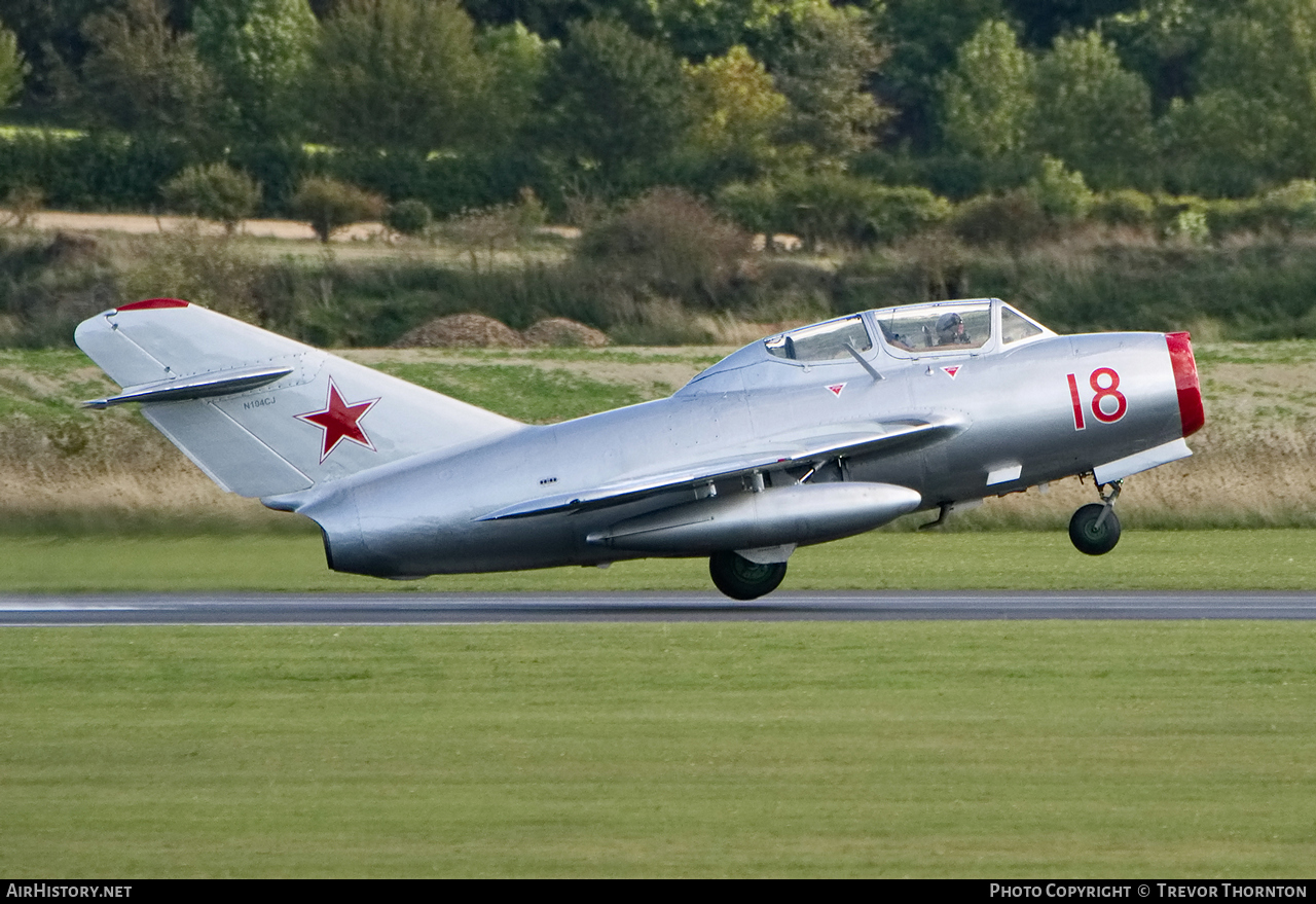 Aircraft Photo of N104CJ / 18 red | PZL-Mielec Lim-2 (MiG-15) | Soviet Union - Air Force | AirHistory.net #91756