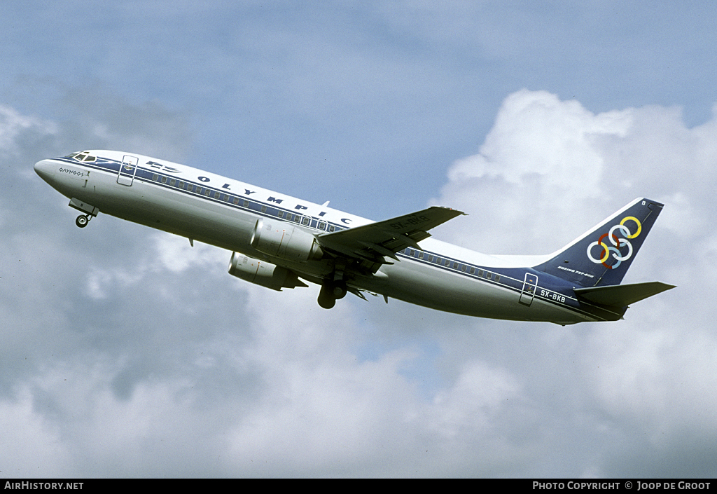 Aircraft Photo of SX-BKB | Boeing 737-484 | Olympic | AirHistory.net #91758