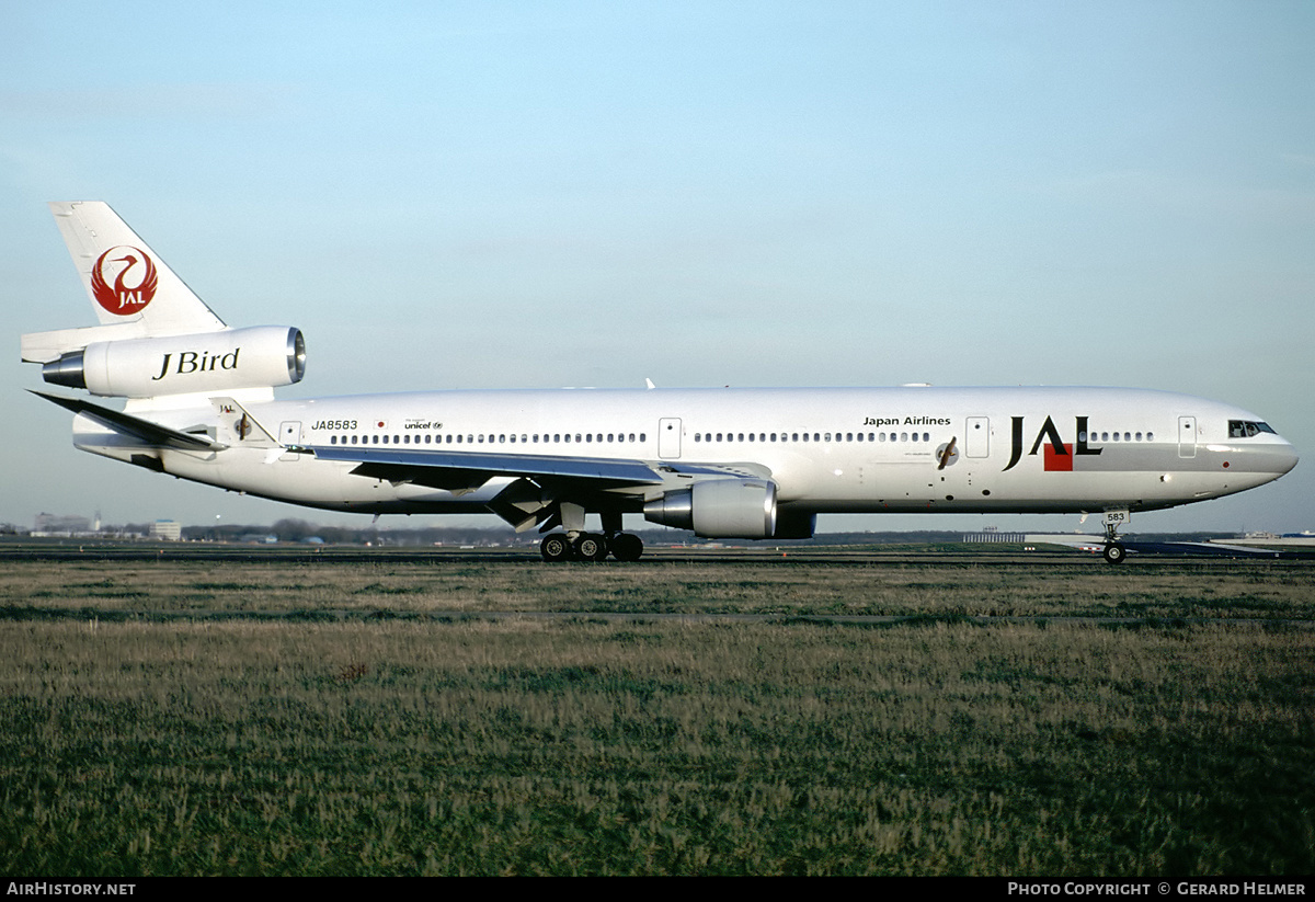 Aircraft Photo of JA8583 | McDonnell Douglas MD-11 | Japan Airlines - JAL | AirHistory.net #91776