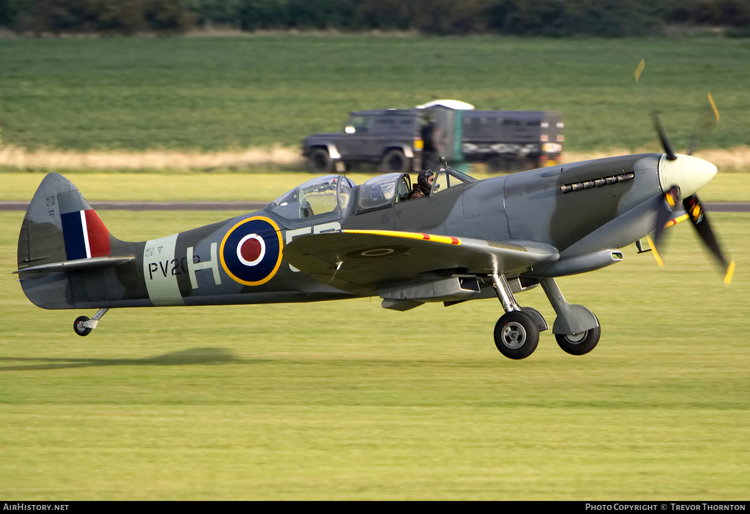 Aircraft Photo of G-CCCA / PV202 | Supermarine 509 Spitfire T9C | UK - Air Force | AirHistory.net #91777