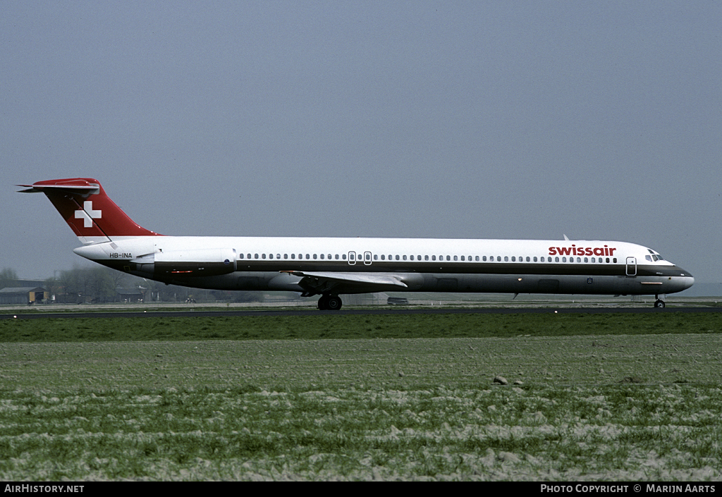 Aircraft Photo of HB-INA | McDonnell Douglas MD-81 (DC-9-81) | Swissair | AirHistory.net #91787