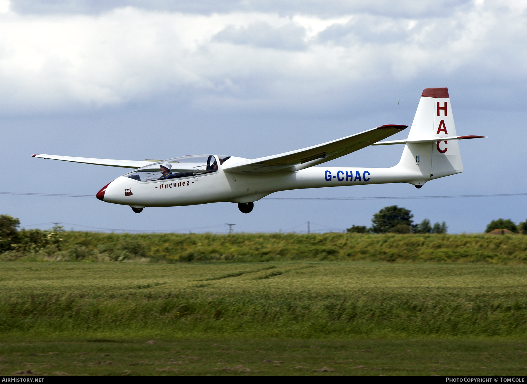 Aircraft Photo of G-CHAC | PZL-Bielsko SZD-50-3 Puchacz | AirHistory.net #91789