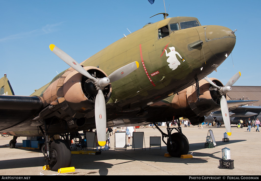 Aircraft Photo of N2805J / AF43-770 | Douglas C-47D Skytrain | USA - Air Force | AirHistory.net #91803