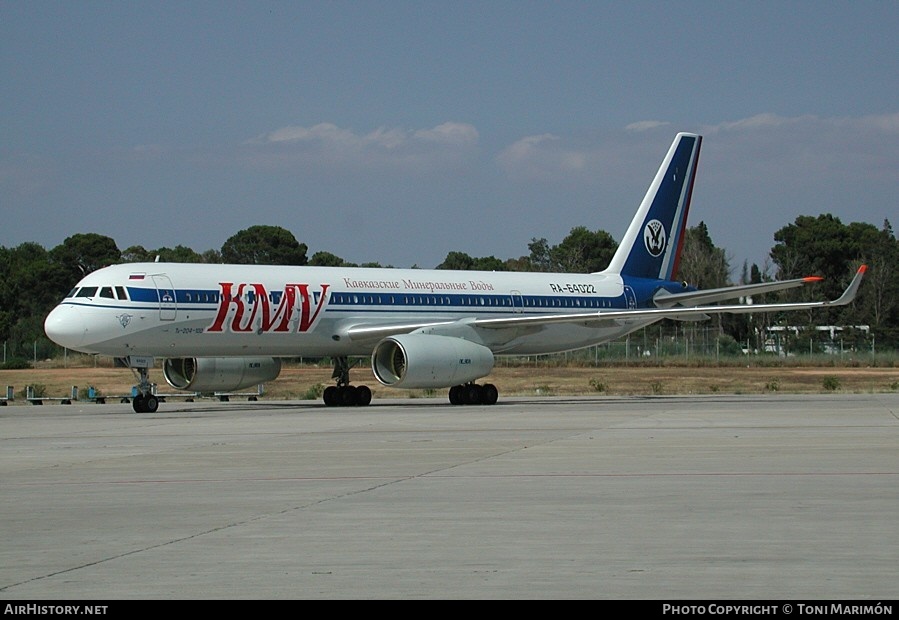 Aircraft Photo of RA-64022 | Tupolev Tu-204-100 | KMV - Kavkazskie Mineralnye Vody | AirHistory.net #91830