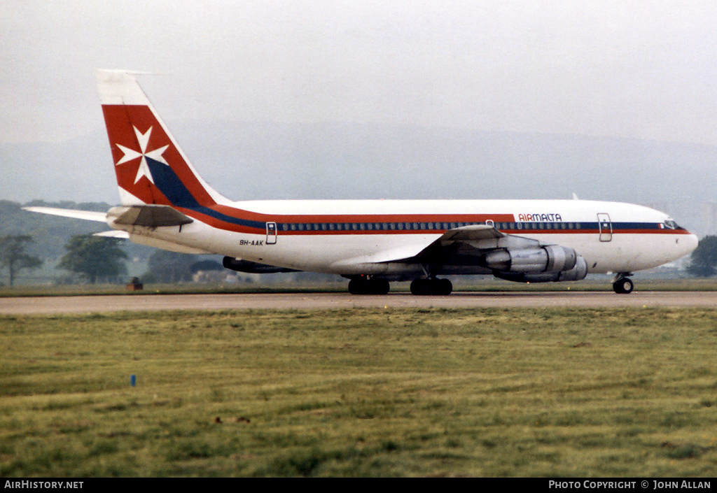 Aircraft Photo of 9H-AAK | Boeing 720-047B | Air Malta | AirHistory.net #91867