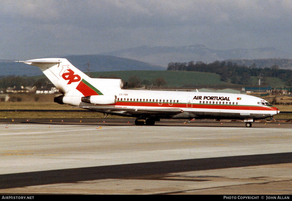 Aircraft Photo of CS-TBK | Boeing 727-82 | TAP Air Portugal | AirHistory.net #91868