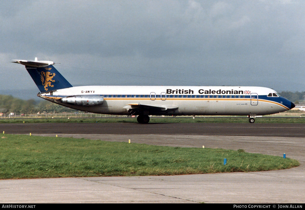 Aircraft Photo of G-AWYV | BAC 111-501EX One-Eleven | British Caledonian Airways | AirHistory.net #91896