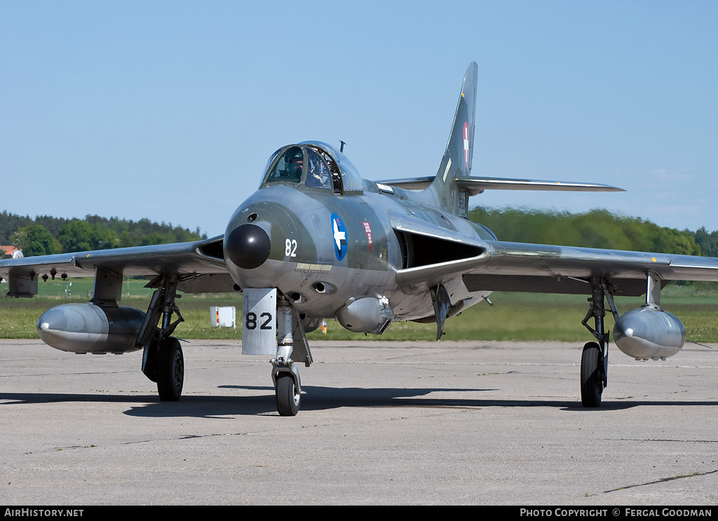 Aircraft Photo of SE-DXM / J-4082 | Hawker Hunter F58 | Switzerland - Air Force | AirHistory.net #91897