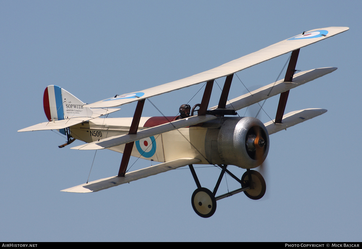 Aircraft Photo of G-BWRA / N500 | Sopwith Triplane (replica) | UK - Air Force | AirHistory.net #91898