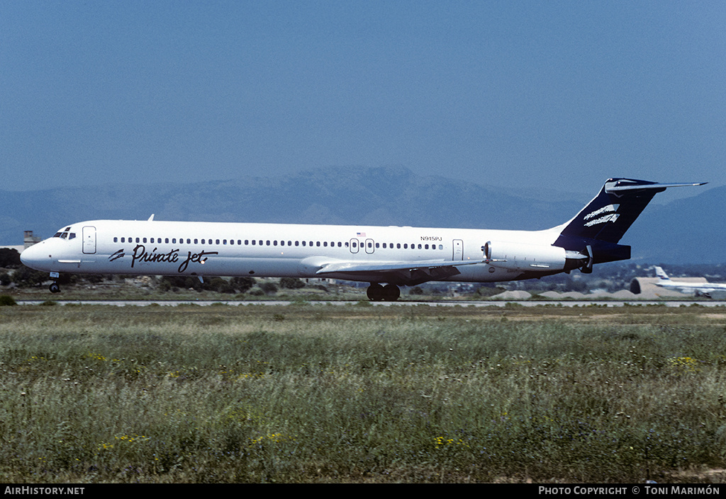 Aircraft Photo of N915PJ | McDonnell Douglas MD-83 (DC-9-83) | Private Jet Expeditions | AirHistory.net #91901