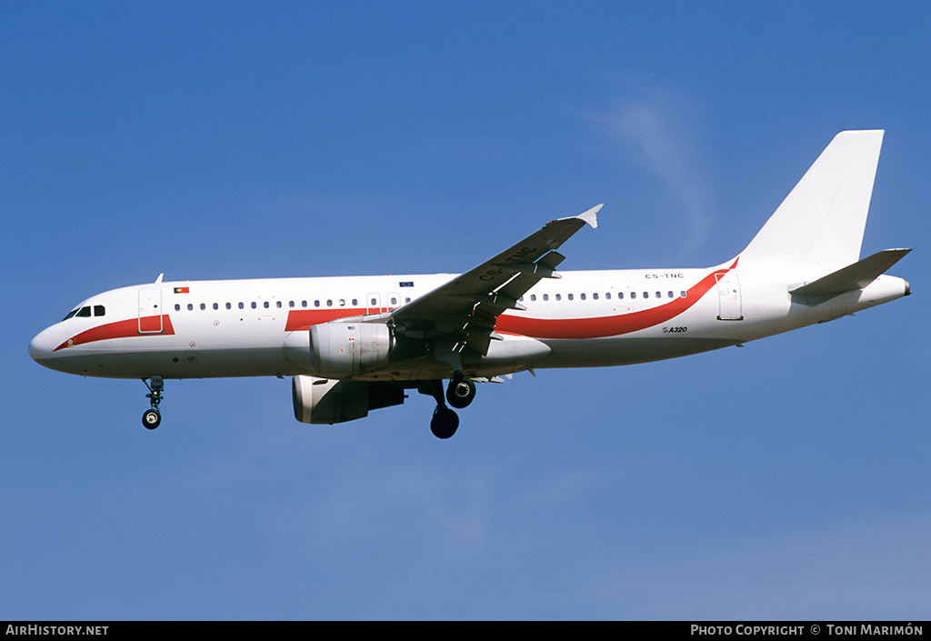 Aircraft Photo of CS-TNC | Airbus A320-211 | Yes Linhas Aéreas Charter | AirHistory.net #91909