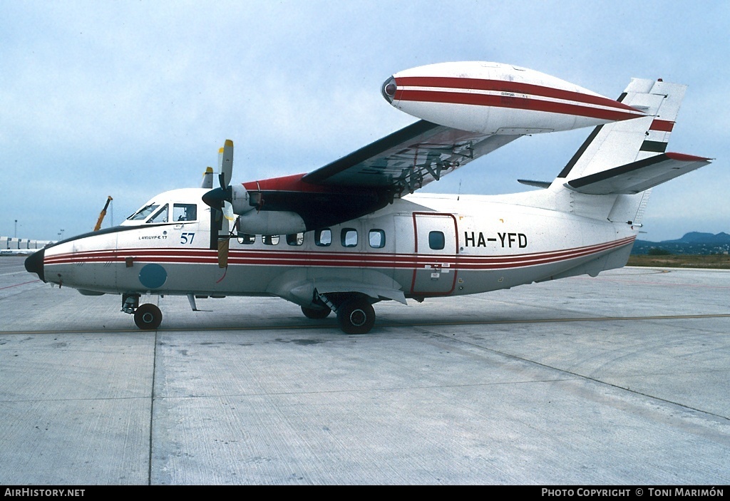 Aircraft Photo of HA-YFD | Let L-410UVP-E17 Turbolet | Budapest Aircraft Services | AirHistory.net #91913