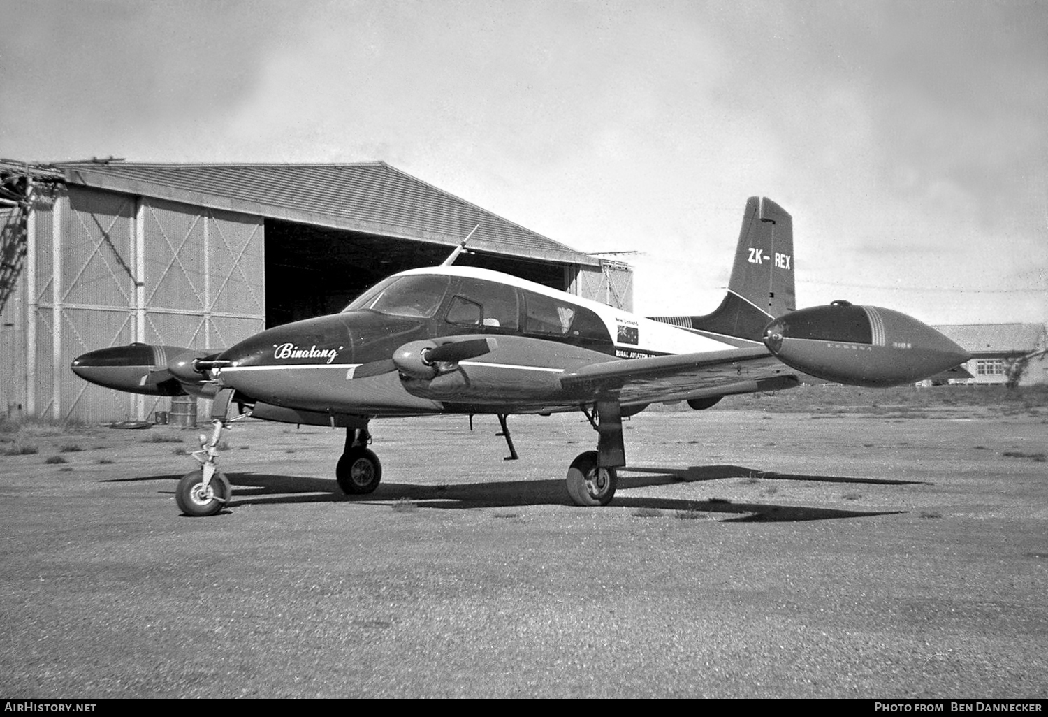 Aircraft Photo of ZK-REX | Cessna 310B | Rural Aviation | AirHistory.net #91916