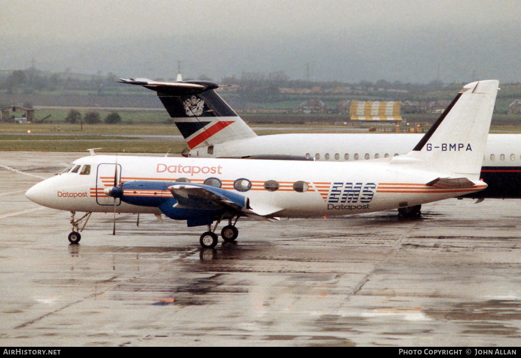 Aircraft Photo of G-BMPA | Grumman G-159 Gulfstream I | EMS - Express Mail Service | AirHistory.net #91943